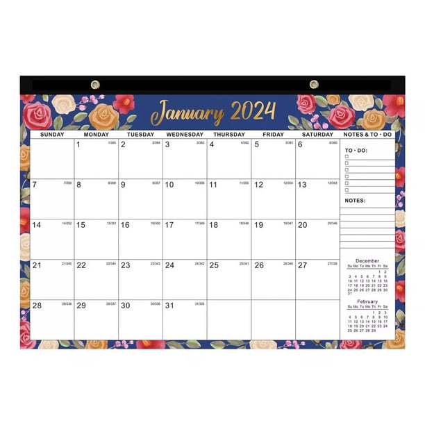Calendario De Pared 2024-2025 Calendario De Escritorio Plani