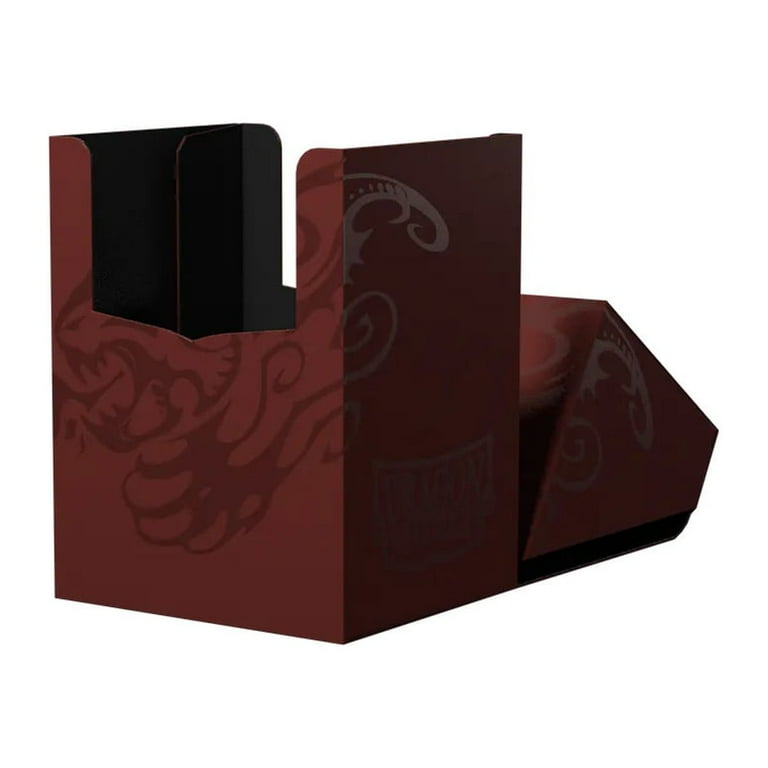 Dragon Shield Card Deck Box  Deck Shell: Blood Red/Black  Durable and  Sturdy TCG, OCG Card Storage  Compatible with Pokemon Yugioh Commander and  MTG Magic: The Gathering Cards - Walmart.com