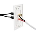thumbnail image 7 of 2 Posts Speaker Wall Plate Home Theater Wall Plate Audio Panel for 1 Speakers, 7 of 7