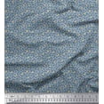 thumbnail image 1 of Soimoi Polyester Crepe Fabric Flower Artistic Print Sewing Fabric Yard 42 Inch Wide, 1 of 3