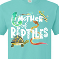 thumbnail image 4 of Inktastic Mother of Reptiles Cute Turtle, Lizards, Snake T-Shirt, 4 of 5
