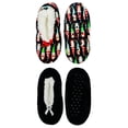 thumbnail image 3 of Fuzzy Babba, Women's Holiday Gnomes Slipper Socks, 2-Pack, Size 7-9.5, 3 of 6
