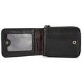 thumbnail image 4 of Blusea Mens Leather Wallet Zipper RFID Blocking Wallets Coins Purse, 4 of 6