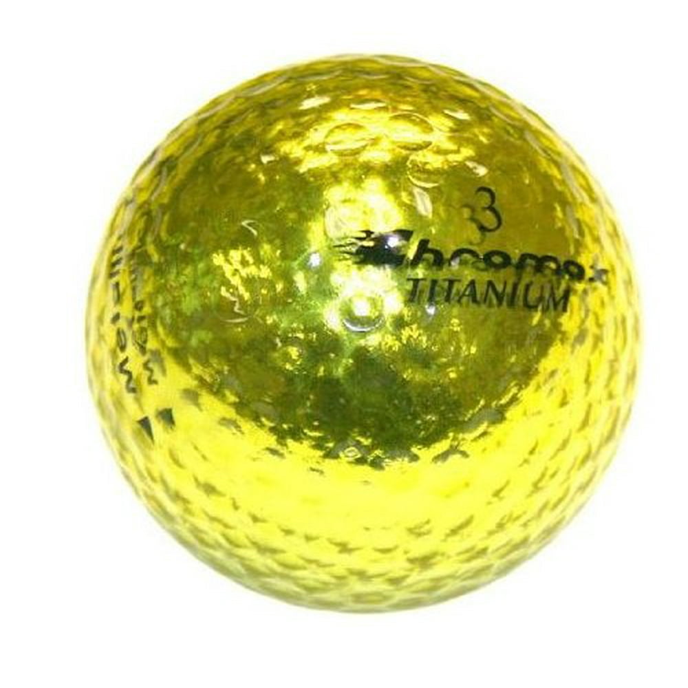 Chromax LX Golf Balls, Gold, 3 Pack