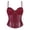 RD1, variant on FASHOFT Black Corset Shapewear For Women Thin Strap Semi Sheer Boned Waist Cinching Top Lightweight Body Shaping Everyday Wear Bustier Corset L