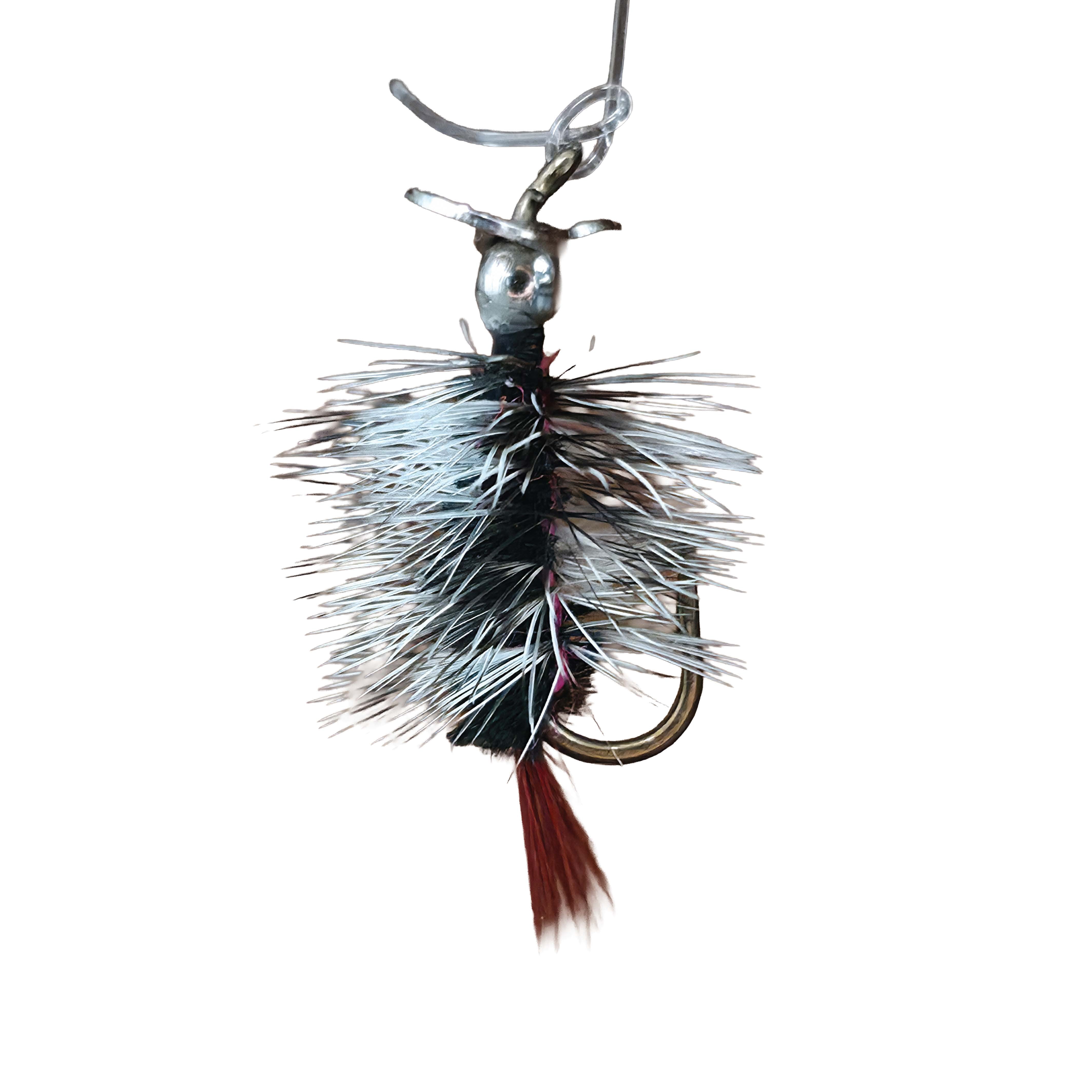 Pistol Pete's Black Spinner Fly Fishing Lure Size 10 2-Pack