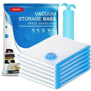  Vodiver vacuum storage bags Save 80% on Clothes Storage  Space,Premium Vacuum Sealer Bag for organizer, Blankets, Bedding, Clothing,Compression  Seal for Closet Storage、travel.（Large，6packs） : Home & Kitchen