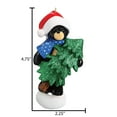 thumbnail image 6 of Personalized Animal Ornaments 2024 - Black Bear Hugging Christmas Tree Ornament. Animal Lover Gifts, 6 of 10