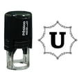 thumbnail image 1 of Printtoo Octagon Celtic Swirl Frame Alphabet U Monogram Self Inking Rubber Stamp Office Stationary, 1 of 7
