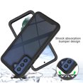 thumbnail image 4 of Allytechgroup Rugged Minimalist Clear Case Cell Phone Case for Samsung Galaxy S24, Black, 4 of 7