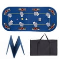 thumbnail image 1 of Gymax 79'' x 36'' 8-Player Foldable Poker Table Top w/Carry Bag Cup Holders Chip Trays, 1 of 10