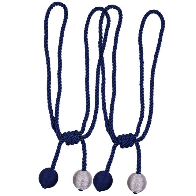 Agiferg Corde de Rideau Rétro pour Fenêtre, Boucle, Embrasses, Embrasses, Boule Suspendue pour Rideau