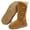 Brown, variant on Mid Calf Toggle Snow Boots for Women Faux Fur Trim Lined Non Slip Warm Winter Casual Boots for Outdoor,Daily Wear