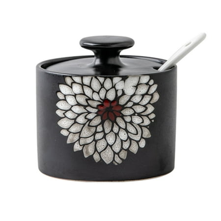 

Haifle Sugar Bowl With Lid And Spoon Sugar Storage Jar Sugar Pot Sugar Container Spice Jar Sugar Dispenser Serving For Sugar-c-1