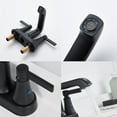 thumbnail image 7 of Roffenny Two Handle 4 inch Centerset Matte Black Bathroom Faucet with Pop Up Drain, 7 of 7