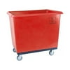 R&B Wire Products 4608RD 8 Bushel Standard Poly Truck All Swivel Casters, Red - 35.75 x 24.5 x 29.25 in.