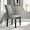 Gray, variant on Modway Parcel Wood and Upholstered Fabric Dining Side Chair in Light Gray