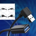 thumbnail image 4 of USB3.0 Angled Extension Cable Male to Female 90Degree Angled Head USB Cord 5Gbps, 4 of 20