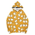 thumbnail image 5 of Women's Halloween Hoodies Pumpkin Ghost Print Oversized Pullover Long Sleeve Drawstring Sweatshirt Spooky Tops with Pocket, 5 of 5
