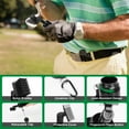 thumbnail image 5 of 3 In 1 Golf Club Cleaning Kit Golf Club Cleaner Brush with 5Oz Water Bottle Retractable Clip Groove Sharpener Golf Towel Gift for Golfers, 5 of 11