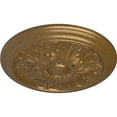 thumbnail image 3 of Ekena Millwork 16 7/8"OD x 5/8"P Vienna Ceiling Medallion (Fits Canopies up to 3 1/4"), Hand-Painted Pale Gold, 3 of 6