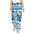 thumbnail image 2 of Lsque Sea Underwater Jellyfish Print Women's Pajama Pants, Lounge Pant - Comfortable Home Wear,Elastic Waistband, Stylish Design-Large, 2 of 9