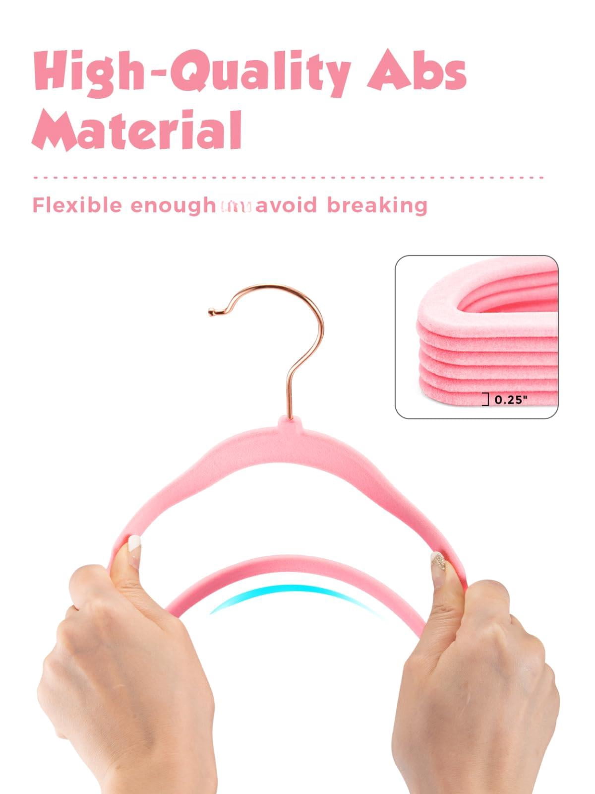 14 inch-50P Pink Clothes Hanger