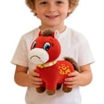 thumbnail image 2 of 2026 Year of The Horse Plush Toy, Auspicious Chinese Lunar New Year Zodiac Mascot Ornament, Lunar New Year Gift Blessing Souvenir (Crying Horse), 2 of 10