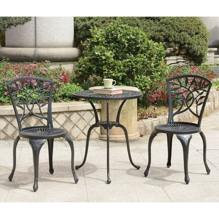 Furniture Of America Arielle Aluminum 3 Piece Patio Table Set