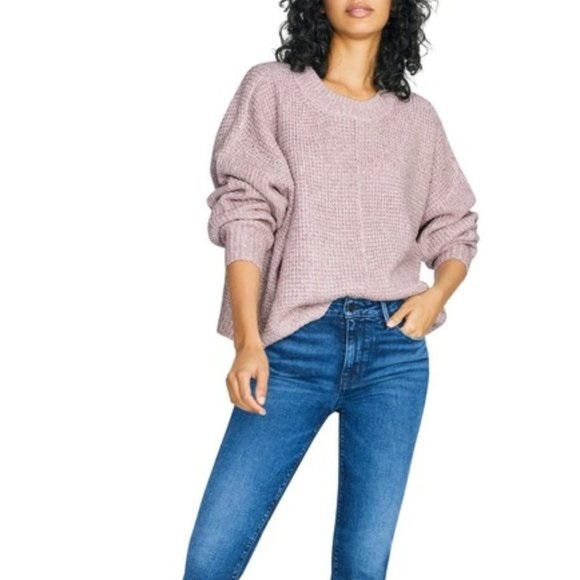 Chunky Knit Sweater Purple 