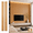 Oak, variant on Yeslife 6-Piece 94.49'' x 5.7''x 0.67'' Solid Wood Slat Wall Panels for Interior and Ceiling Decor,22.44 Sq.ft/Case,Smoked Oak