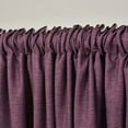 thumbnail image 4 of 3S Brother's Home Decorative Purple Curtains Extra Long Luxury Colors Linen Look Custom Made 5-25 Feet Made in Turkey Hang Back Tab ( 1 Panel ) Home Décor -(52"Wx288"L), 4 of 6