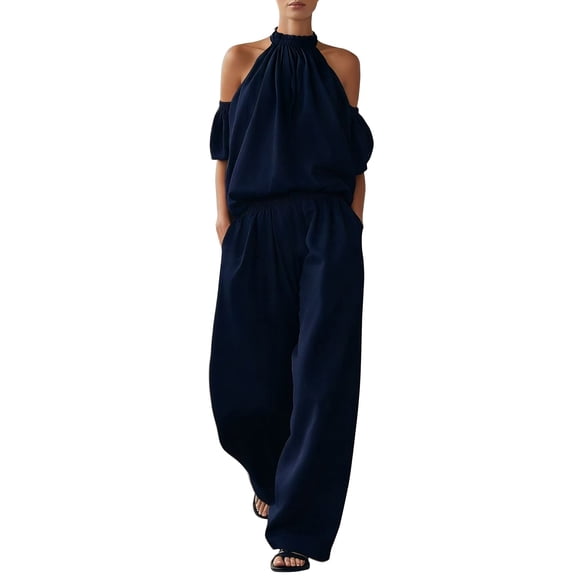 Two Piece Sets for Women Matching Lounge Sets Womens Linen Set Sleeveless Top Classy Outfits for Women Vacation Outfits for Women Summer Sets Womens Summer Matching Sets Beach Outfits for Women