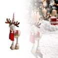 thumbnail image 1 of WIFKLSIIPG Four Legged Reindeer Sculpture Festive Tabletop for Desktop Display Ornament, 1 of 6