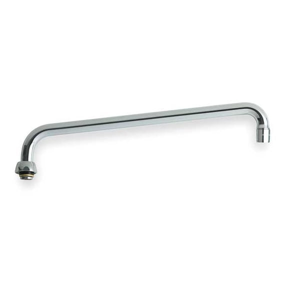 Chicago Faucets 14 in. L-Type Swing Spout in Chrome - L15JKABCP