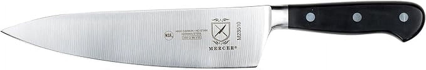 Mercer Culinary Renaissance 5-Piece Magnetic Board Steel Knife Set, Acacia