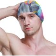 thumbnail image 3 of FYBTO Swimming Cap Lovers Couple Rabbits Unisex Adult FYBTO Polyester, 3 of 4