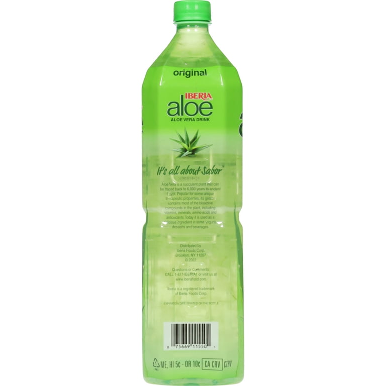 Iberia Original Aloe Vera Drink with Pure Aloe Pulp 50.8 fl oz - Walmart.com