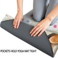 thumbnail image 3 of German Shepherd Dogs with Flowers Hot Yoga Mat Towel Non Slip for Hot Yoga - Quick-Drying Yoga Mat Cover with 4 Corner Pockets with Travel Bag - Hot Yoga Towel Non Slip 70"x26", 3 of 6