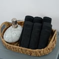 thumbnail image 6 of Tens Towels Pack of 60 Washcloths, 12 x 12 Inches, Lighter Weight, Quick to Dry, Super Soft & Absorbent, Gentle Face Towels, Hotel Quality, Perfect for Bathroom, Gym, Spa (Black, 60 Pack), 6 of 6