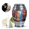thumbnail image 4 of Forest Glow Cremation Urn For Adults - Urns For Human Ashes Adult Female Mom - Urn For Ashes Adult Male - Decorative Urns For Human Ashes - Mini Urns For Ashes Small (Size -3inch,1pcs), 4 of 5
