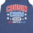 thumbnail image 3 of Instant Message - Cousin Crew Red White Blue - Toddler & Youth Girls A-line Dress, 3 of 6