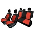 thumbnail image 1 of Pour 2021-2024 Ford Bronco Sport FH Group Housses de Siège sur Mesure en Néoprène Résistantes à l'Eau Rouges - Ensemble Complet, 1 of 10