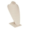 thumbnail image 4 of SSWBasics Tall Linen Necklace Display Bust - 18"H Jewelry Bust for Necklace Bust Jewelry Display - Elegant Jewelry Organizer, 4 of 6
