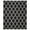 Black/Ivory, variant on SAFAVIEH Dhurries Toby Geometric Area Rug, Grey/Ivory, 6' x 9'