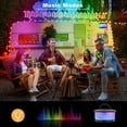 thumbnail image 3 of Cadena de luces para acampar TSOCOS, 10 m, RGB, 19 modos, recargables, 3 of 6