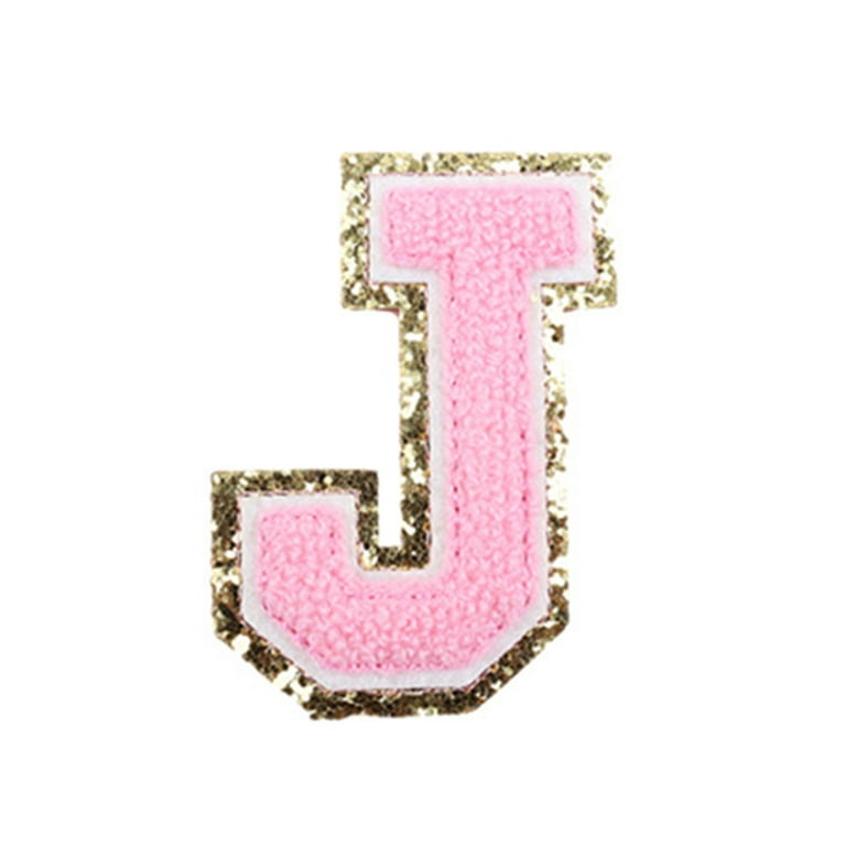 4pcs Diy Alphabet Embroidery Patch For Clothes, Bags, Apparel Sew-On  Applique