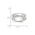 thumbnail image 4 of Solid 14k White Gold 6mm Milgrain Wedding Band - Size 7.5, 4 of 4