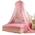 thumbnail image 2 of Dengjunhu Bed Net Lace Bed Canopy, Bed Curtain with Star for Single Size, Canopy Bed Curtains Round Lace Dome, Bedroom Indoor Outdoor Decor for Girls Boys Adults, 2 of 8