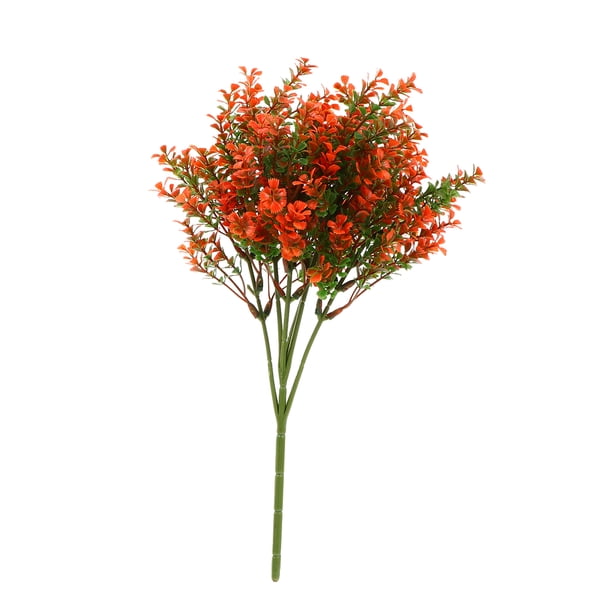 1 ramo de flores artificiales de plástico para decoración.